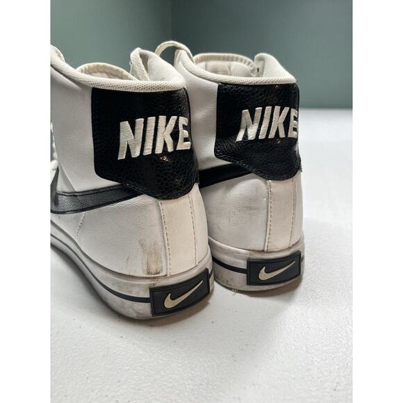 Nike Classic Sweet High Top White Black Women Sneaker Shoe Size 10 - Picture 5 of 9